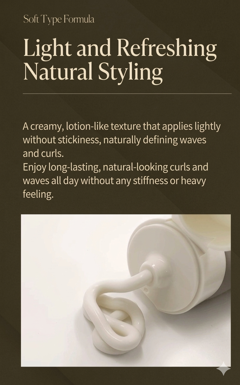 DAILY CURL CREAM (AIR HOLD) SOFT TYPE